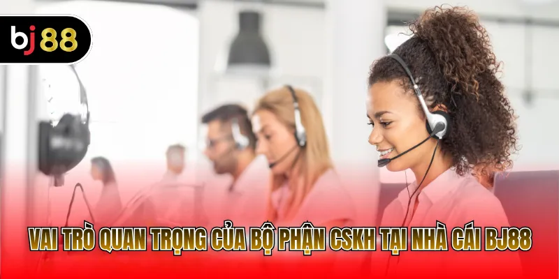 Vai trò quan trọng của bộ phận cskh tại nhà cái BJ88